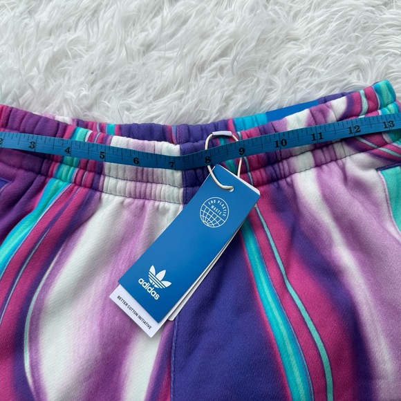 Adidas NWT Trippy Psychedelic Multicolor Drip All Over Print Sweatpants - Picture 3 of 9